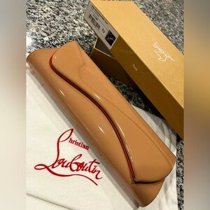 Christian Louboutin Pigalle Patent Clutch Bag